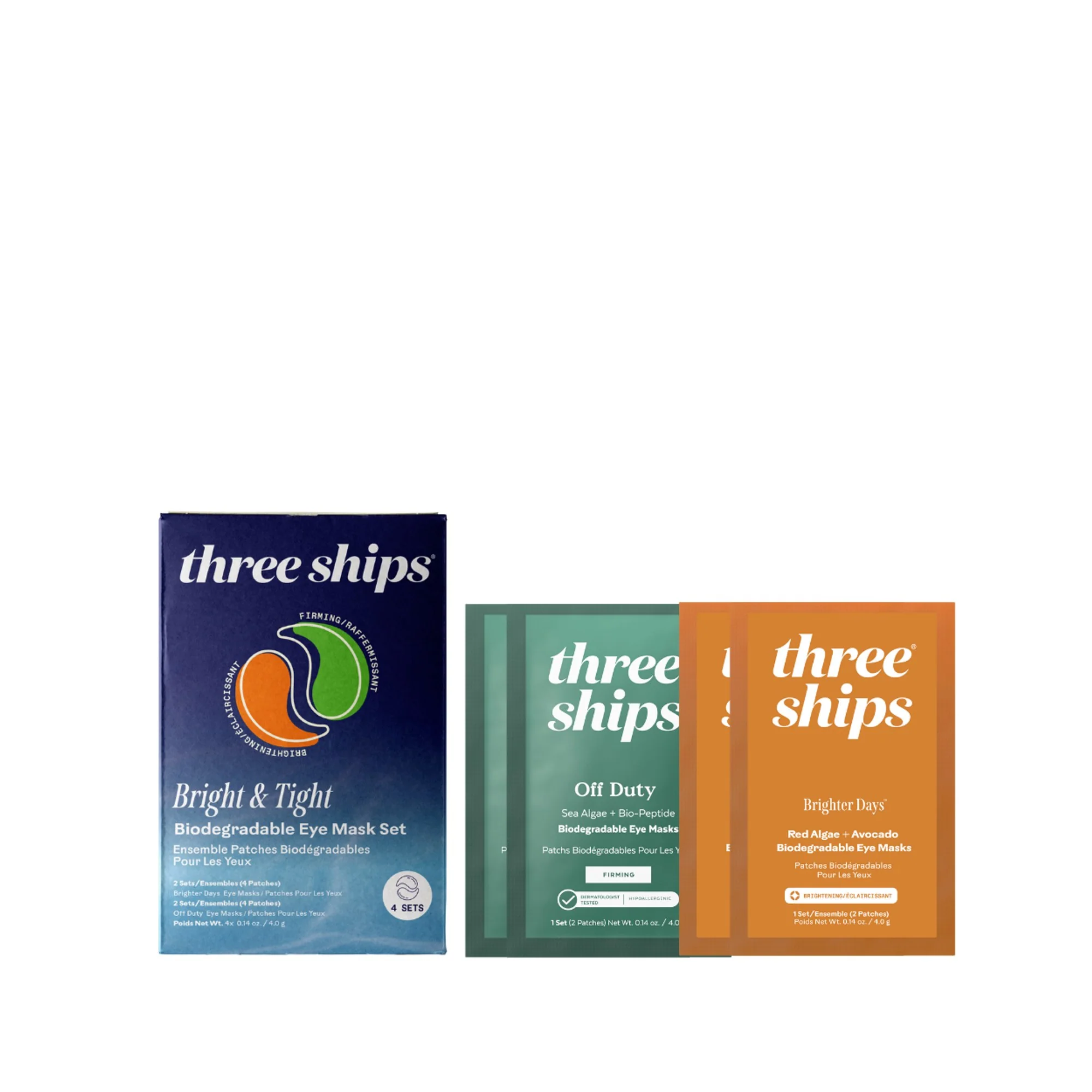 BRIGHT & TIGHT BIODEGRADABLE EYE MASK QUARTET - Image 11