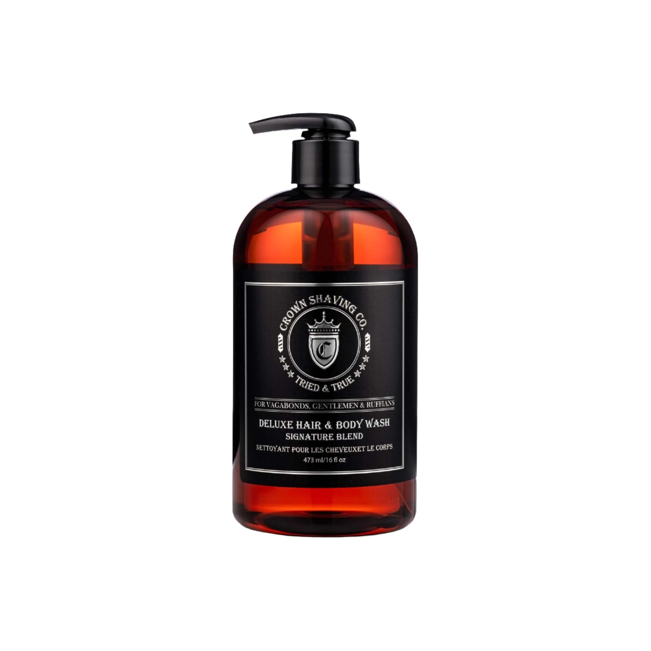 Crown Shaving Deluxe Hair & Body Wash 473 ml/ 16 fl oz.
