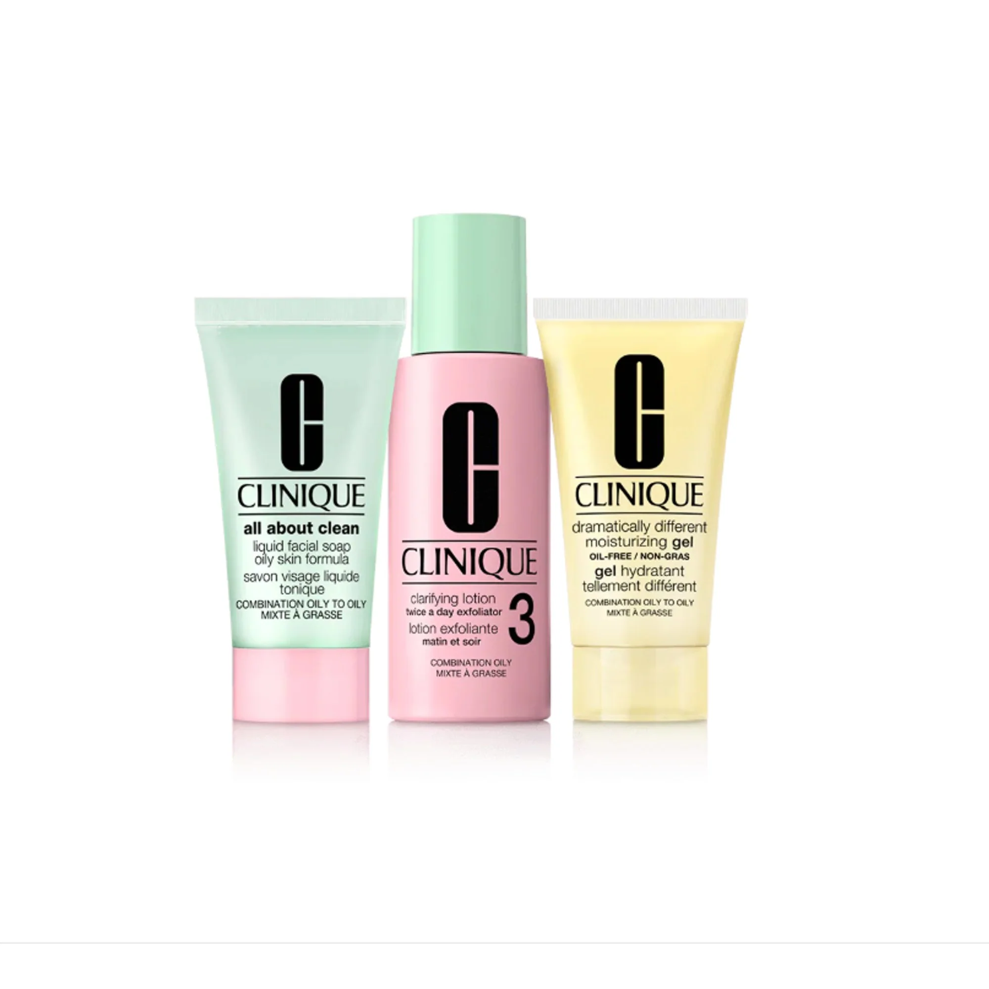 Healthy Skin Routine: Mini 3-Step Kit For Combination Oily Skin