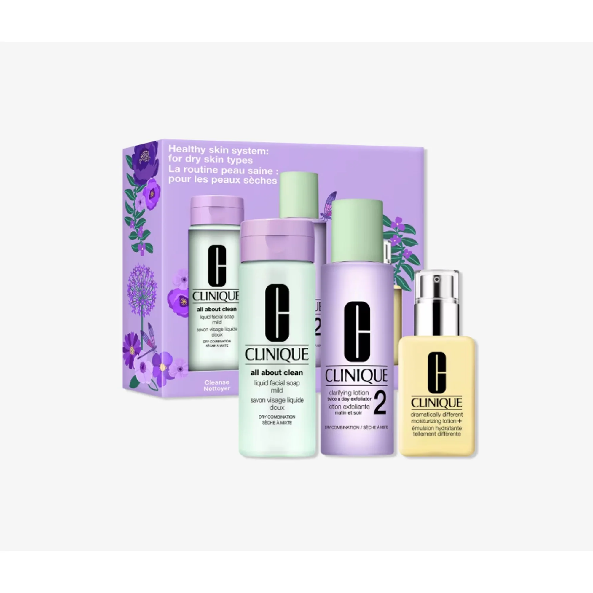 Healthy Skin 3-Step System: For Dry Combination Skin Skincare Gift Set