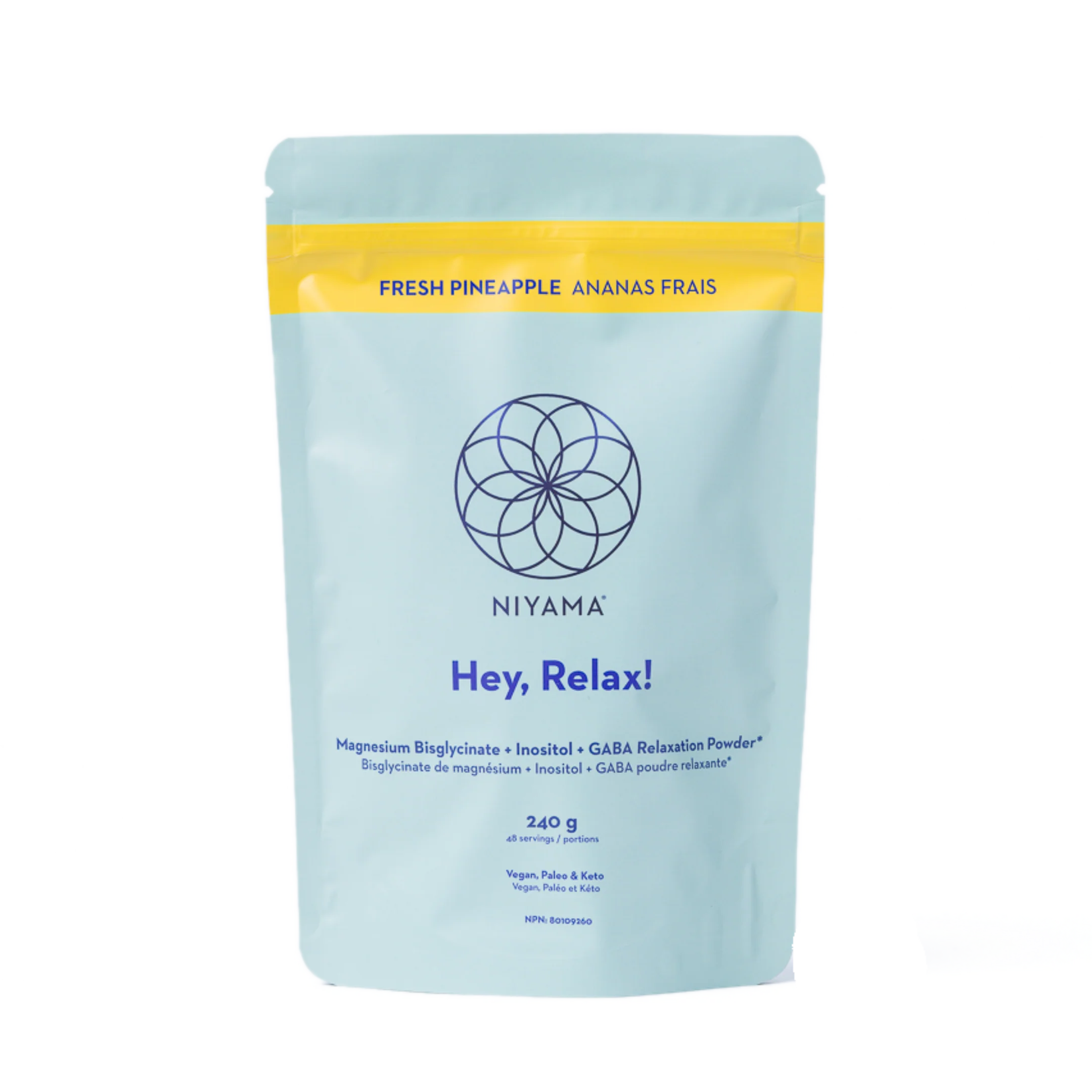 Hey Relax Magnesium Bisglycinate + Inositol + Gaba - Pineapple Flavour - Image 5