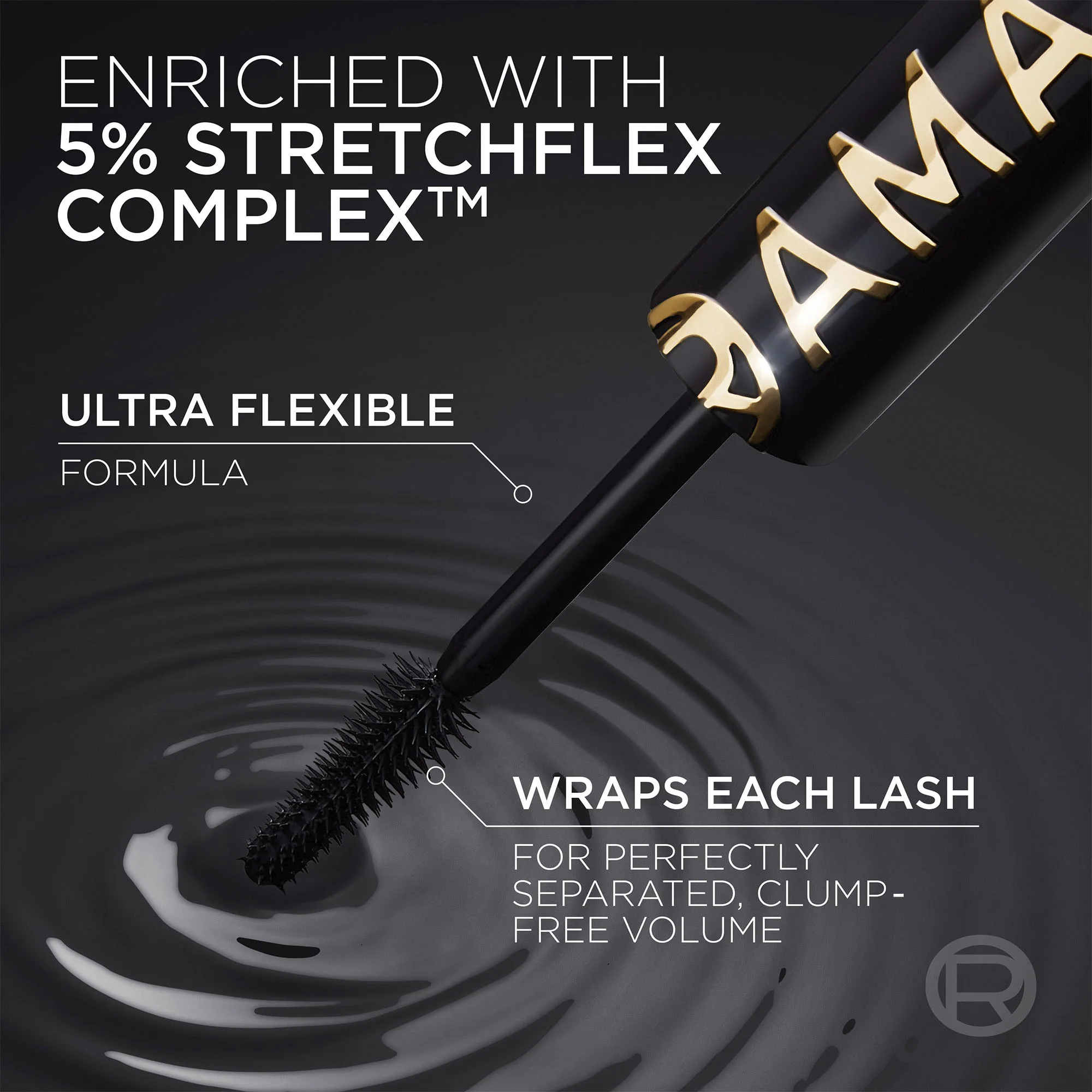 L’Oréal Paris Voluminous Panorama Mascara All Night Black, Volumizing Mascara, Up to 1.4x Bigger-Looking Eyes, All Night Black, 9.9 mL - Image 6