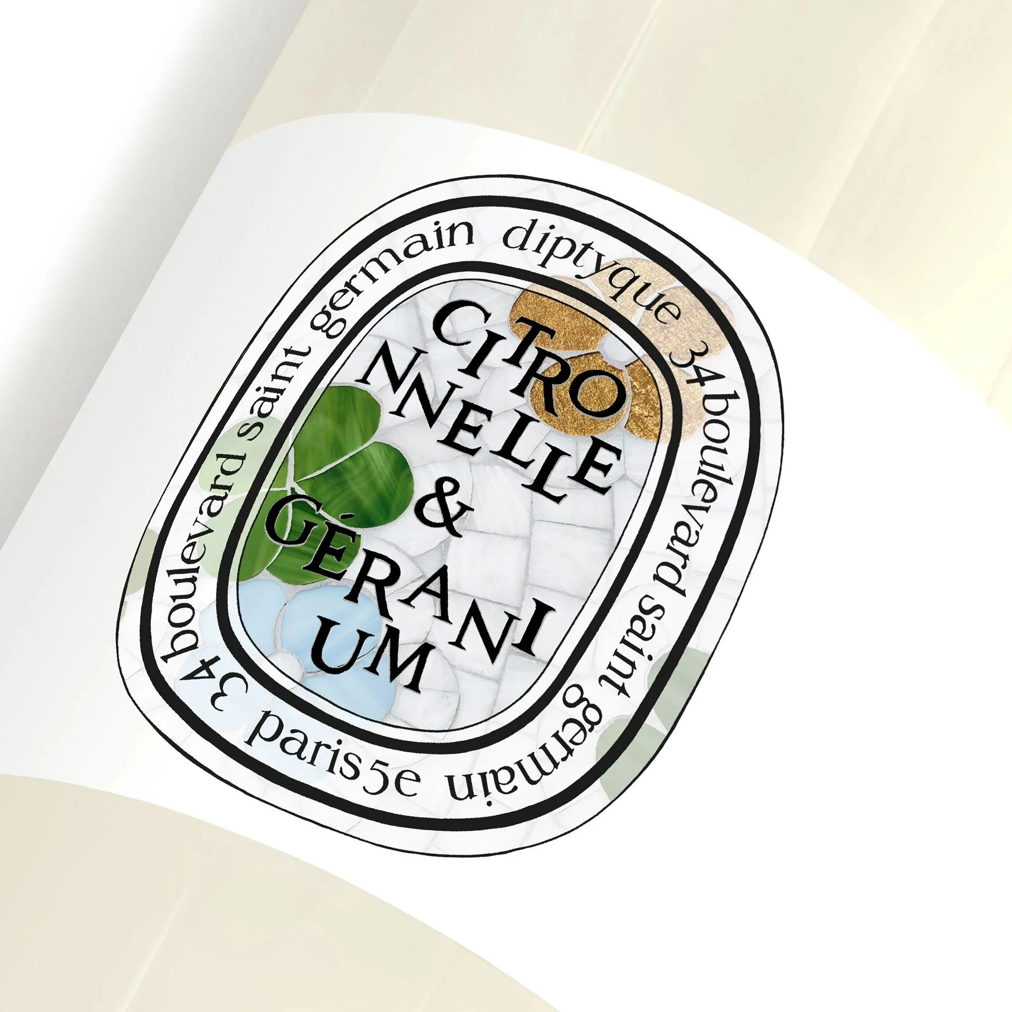 Lemongrass & Geranium Perfumed Cleansing Body Gel - Image 2