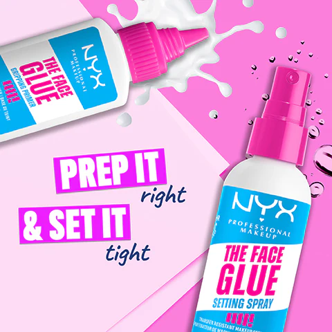 NYX Professional Makeup The Face Glue Setting Spray, Gripping Makeup Setting Spray with MAPLE SYRUP, Up to 24 hr wear, Transfer resistant & Waterproof, Non-sticky, 60 ml - Image 6