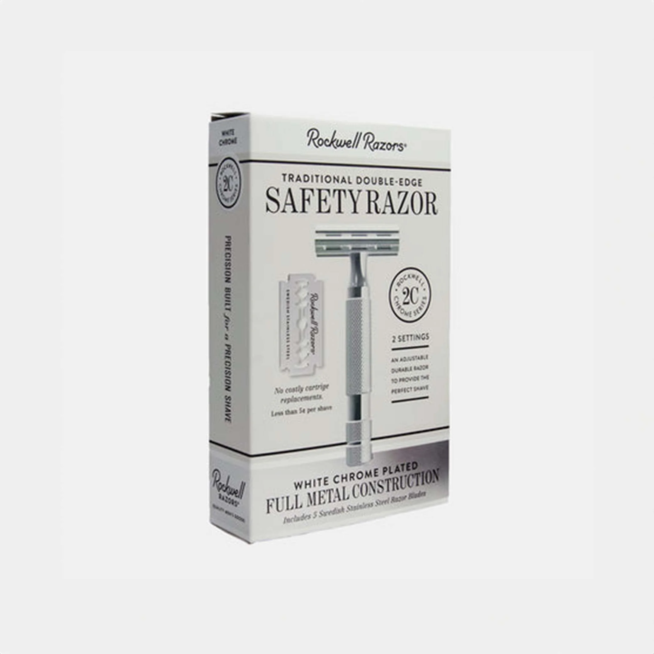 Razors 2C Double Edge Razor - Gunmetal Chrome - Image 6