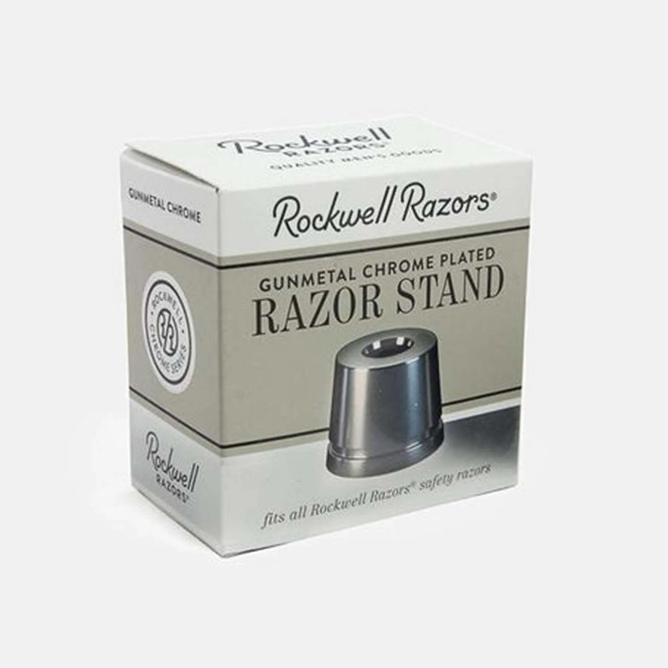 Razors Inkwell Stand - Gunmetal (Over Brass) - Image 3