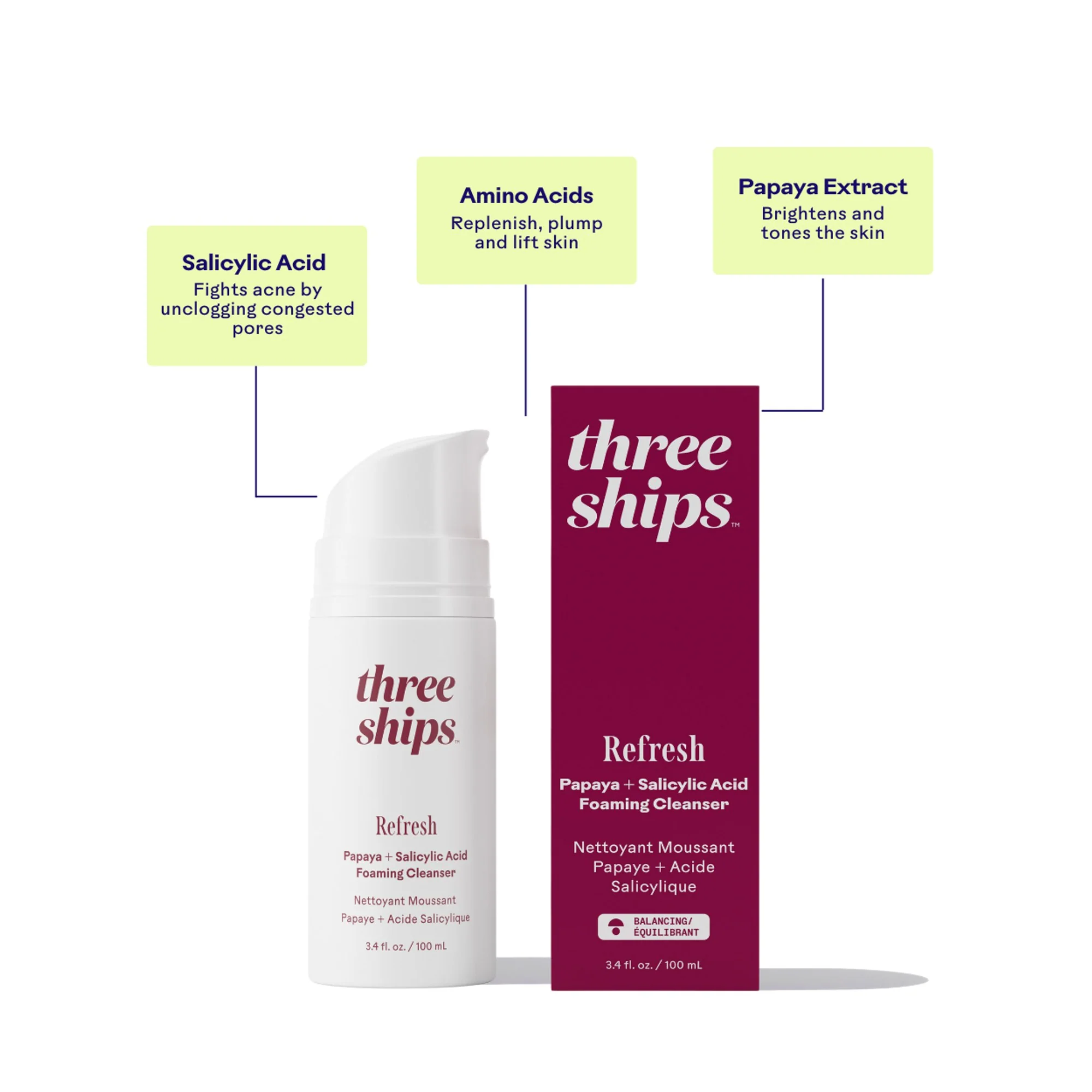 REFRESH PAPAYA + SALICYLIC ACID FOAMING CLEANSER - Image 7