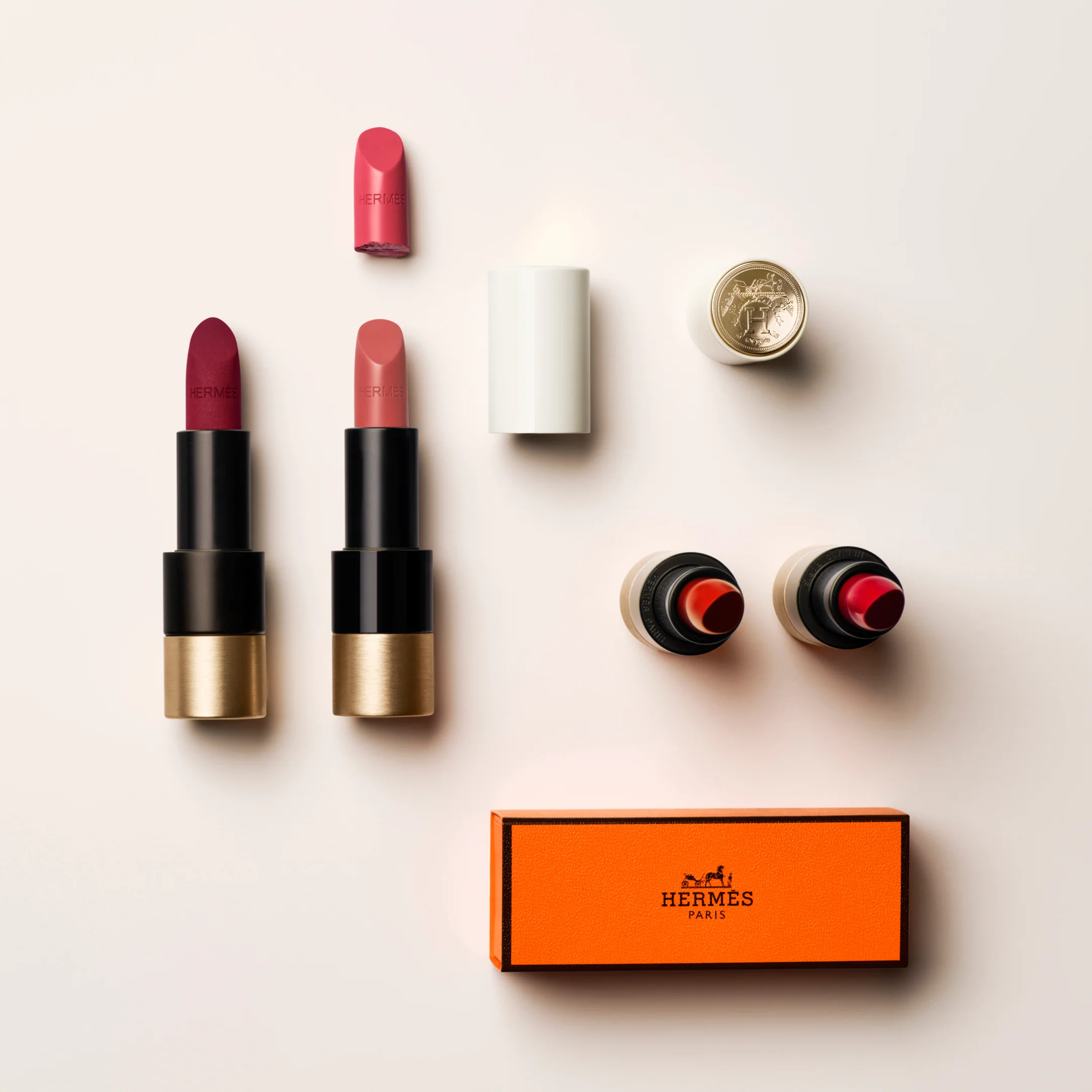 Rouge Hermes Satin Lipstick - Image 10